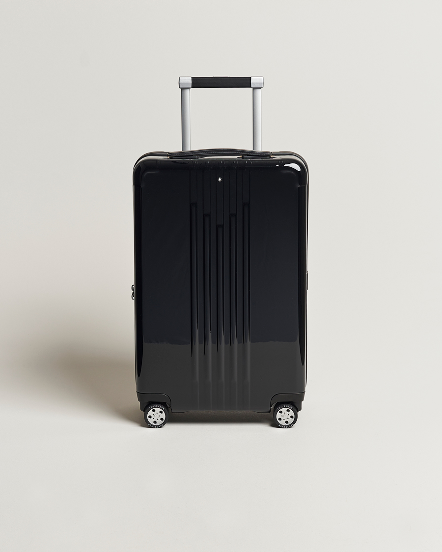 Men | Montblanc Light Cabin Compact Trolley Black | Montblanc | Light Cabin Compact Trolley Black
