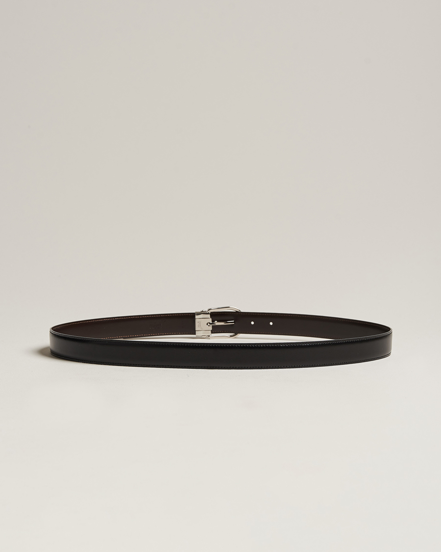 Men | Belts | Montblanc | Reversible Horseshoe Buckle 30mm Belt Black/Brown