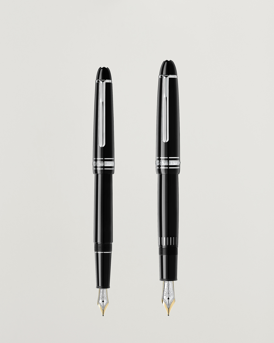 Montblanc 145 Meisterstück AW80D M Fountain Pen Blue at CareOfCarl.com