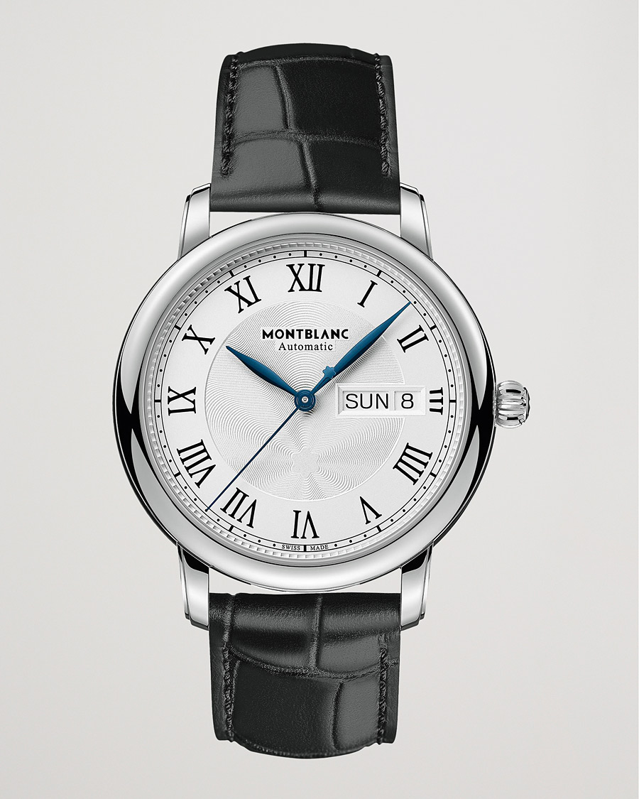 Men | Leather strap | Montblanc | Star Legacy Automatic Date 39mm  Steel