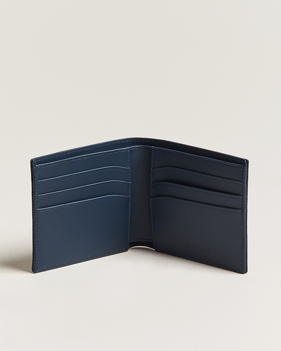 Men | Montblanc Meisterstück Soft Grain Wallet 6cc Blue | Montblanc | Meisterstück Soft Grain Wallet 6cc Blue