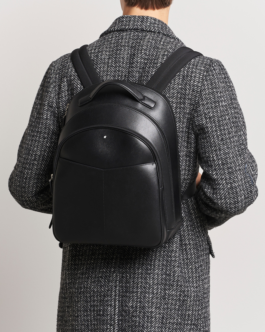 Men | Montblanc | Montblanc | Sartorial Backpack Medium 3 Comp Black