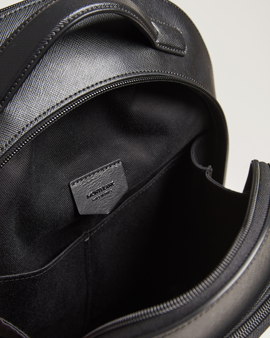 Men | Montblanc Sartorial Backpack Medium 3 Comp Black | Montblanc | Sartorial Backpack Medium 3 Comp Black