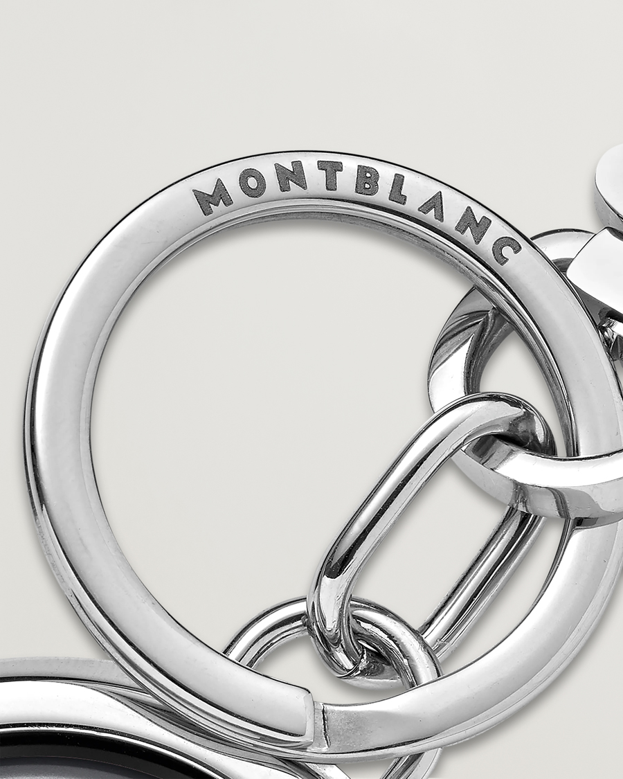 Montblanc Meisterstück Emblem Keychain Dark Grey at CareOfCarl.com