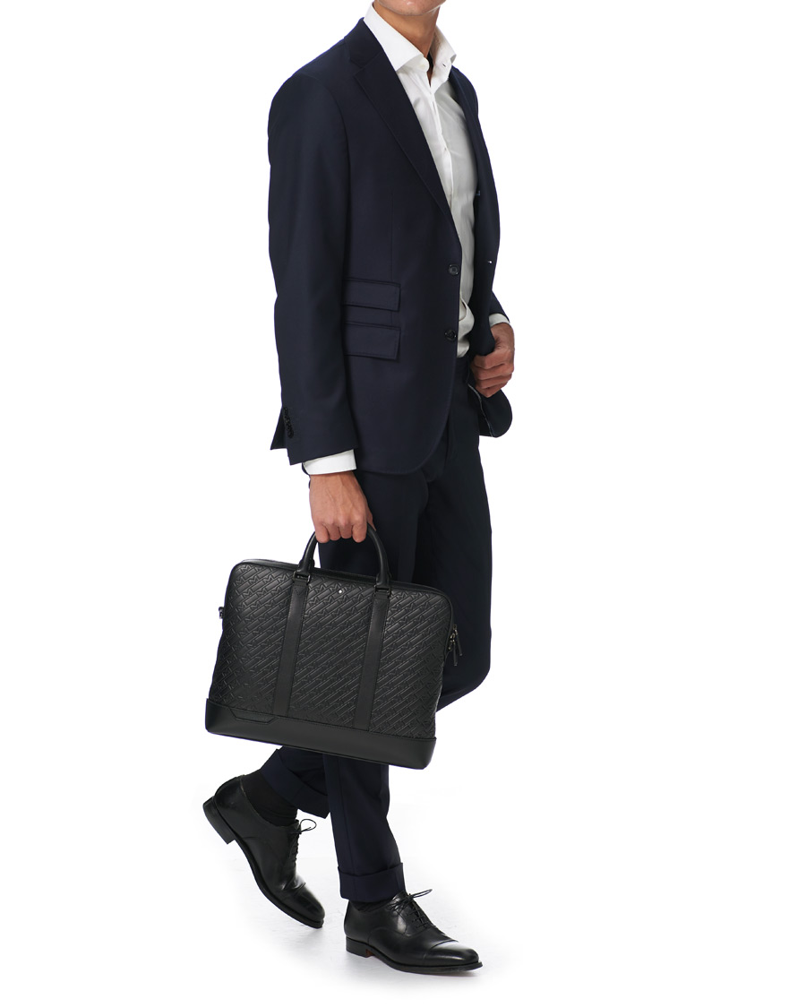 Men | Briefcases | Montblanc | M Gram Slim Document Case Black Leather