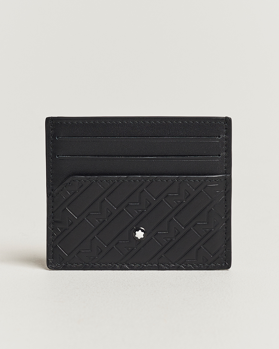 Men | Cardholders | Montblanc | M Gram Card Holder 6cc Black Leather