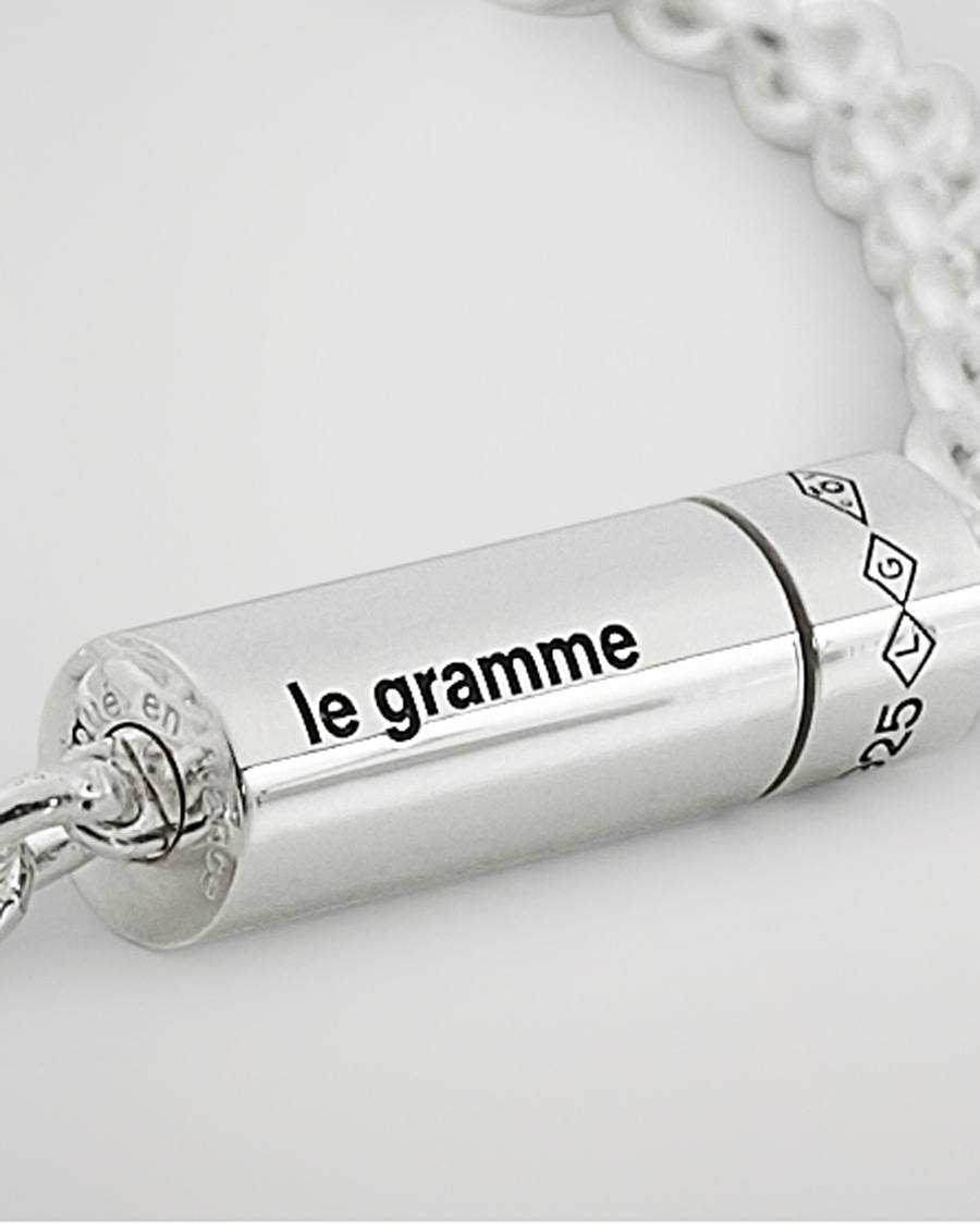 Men | Jewellery | LE GRAMME | Chain Cable Bracelet Sterling Silver 11g