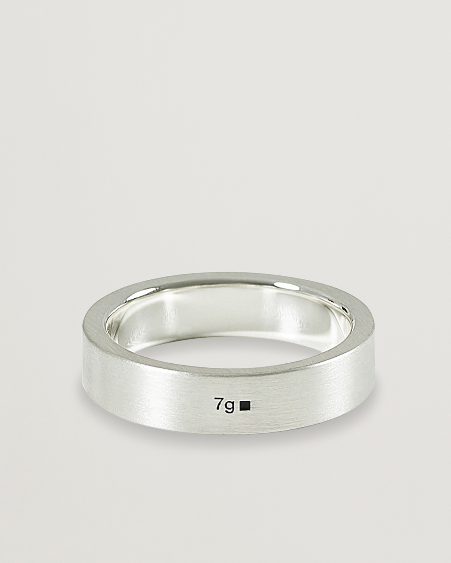 Men |  | LE GRAMME | Ribbon Brushed Ring Sterling Silver 7g