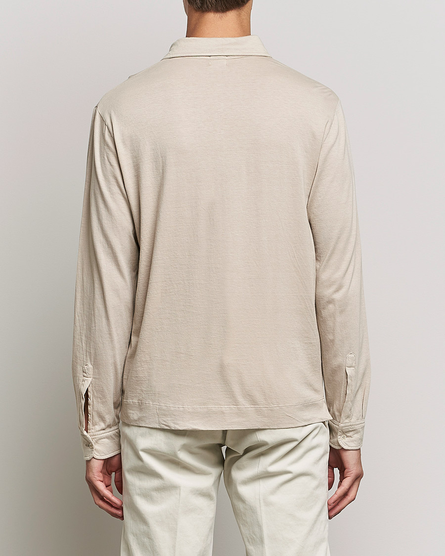 Men | Sweaters & Knitwear | Massimo Alba | Ischia Cotton/Cashmere Polo Light Beige