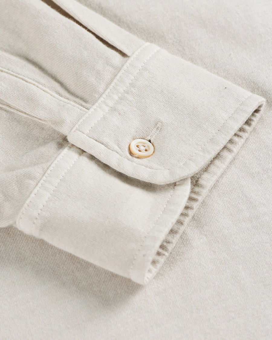Men | Sweaters & Knitwear | Massimo Alba | Ischia Cotton/Cashmere Polo Light Beige