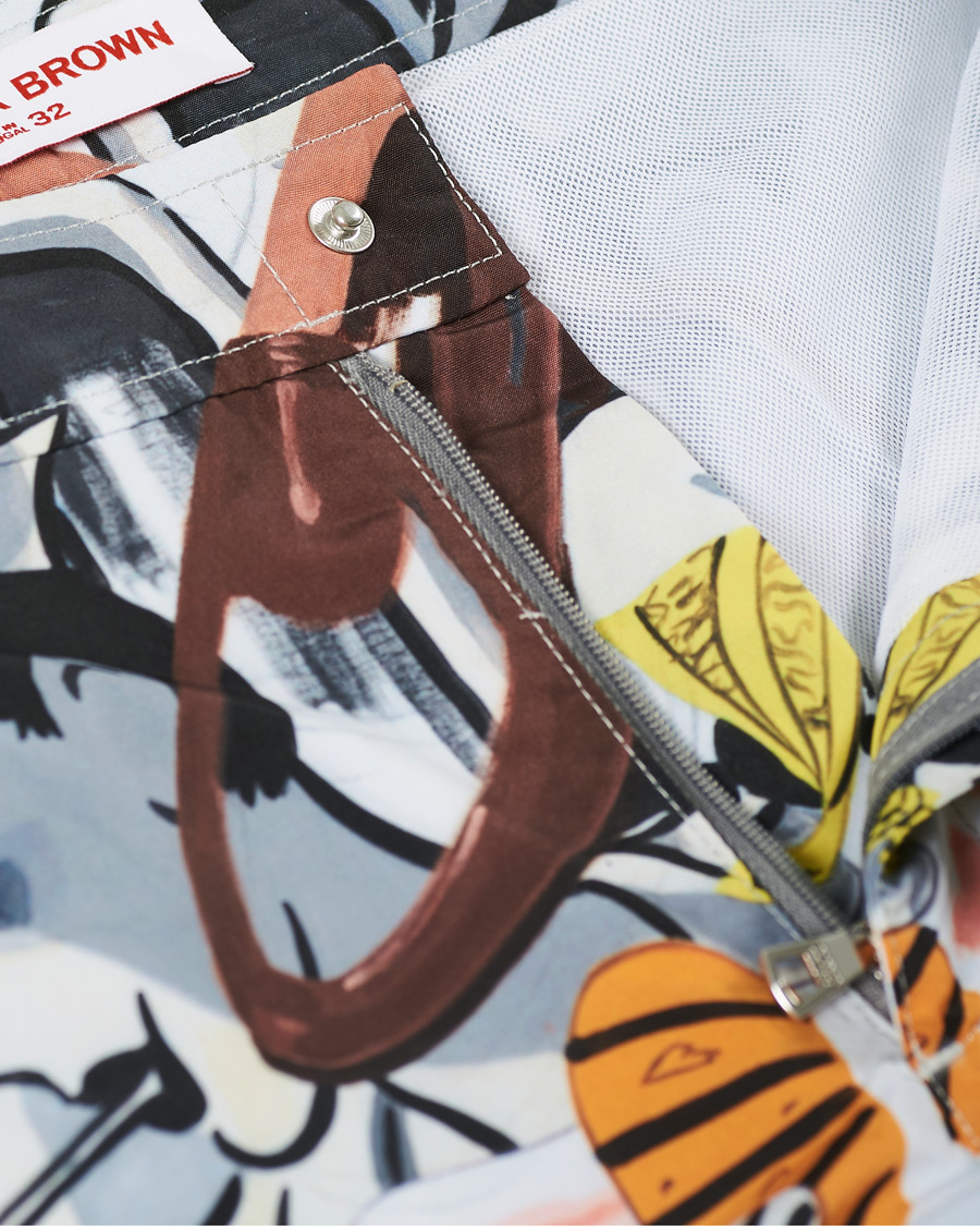 Men | Swimwear | Orlebar Brown | Bulldog x David Salle Diving Swim Shorts Multi