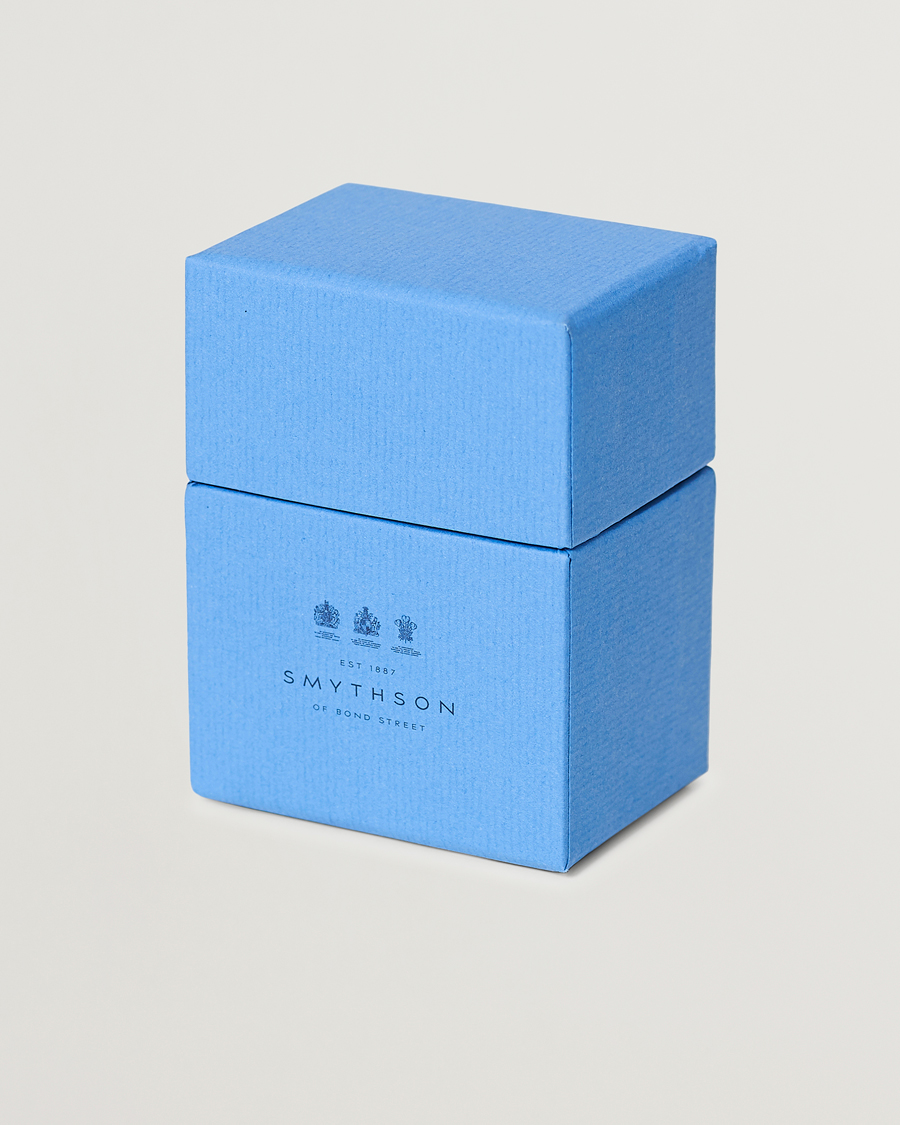 Smythson  Nile Blue Panama Leather Flat Card Holder – Baltzar
