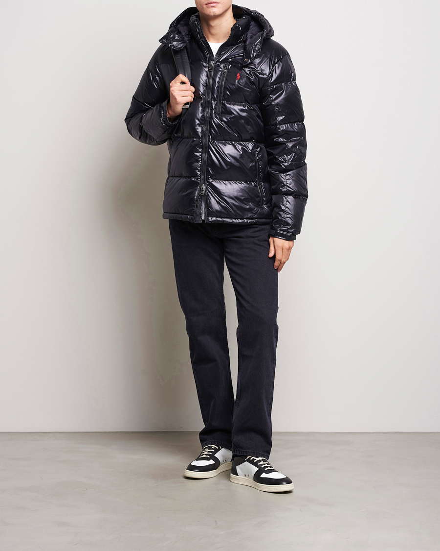 Men | Coats & Jackets | Polo Ralph Lauren | El Cap High Gloss Down Jacket Black
