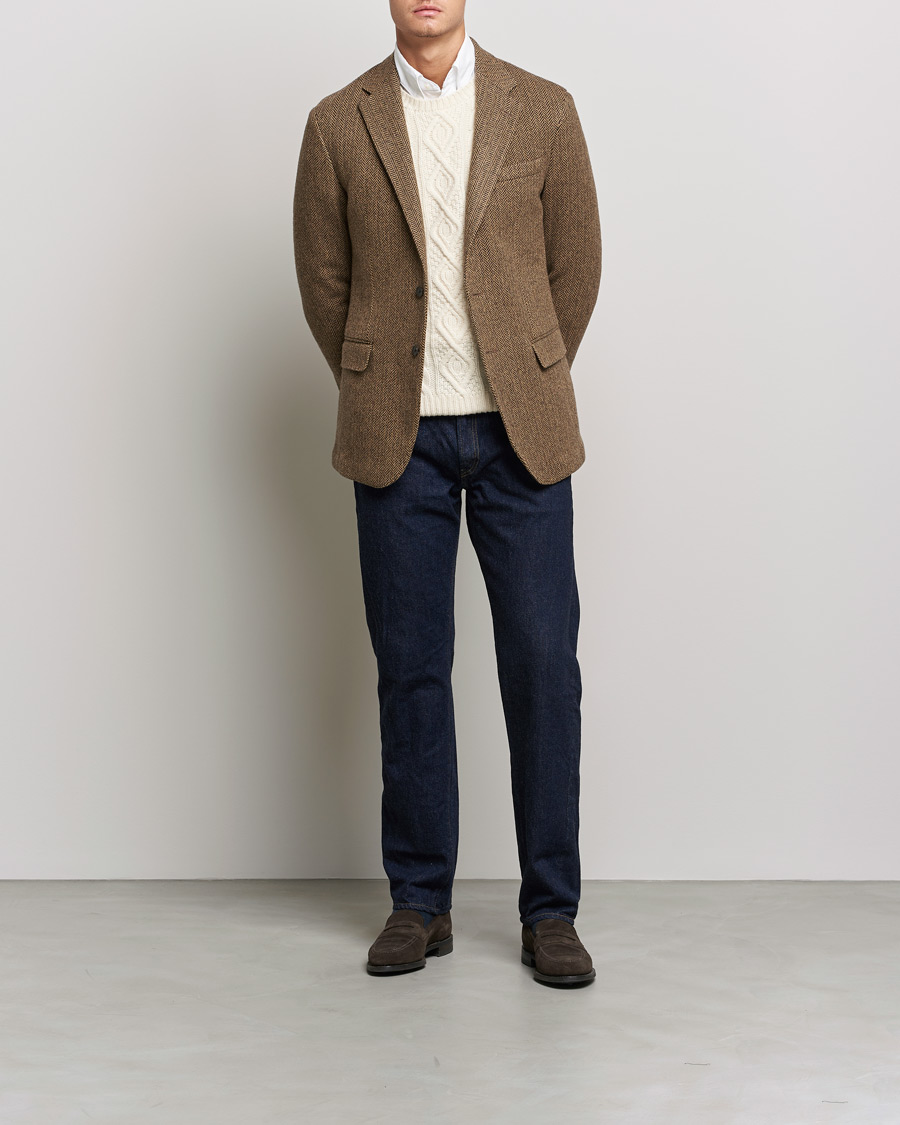 Bellemere New York Wool Formal Blazer Jacket in Brown for Men Mens Clothing Jackets Blazers 