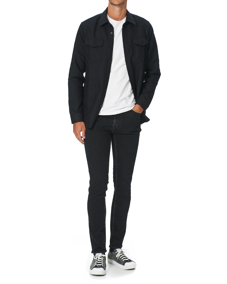 Men | Jeans | Tiger of Sweden | Leon Superstretch Jeans Black Lead