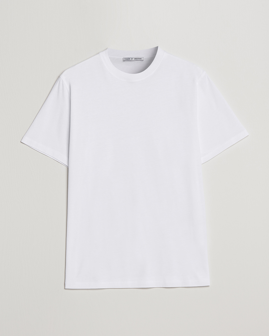 Men | T-Shirts | Tiger of Sweden | Dillan Cotton Tee Bright White