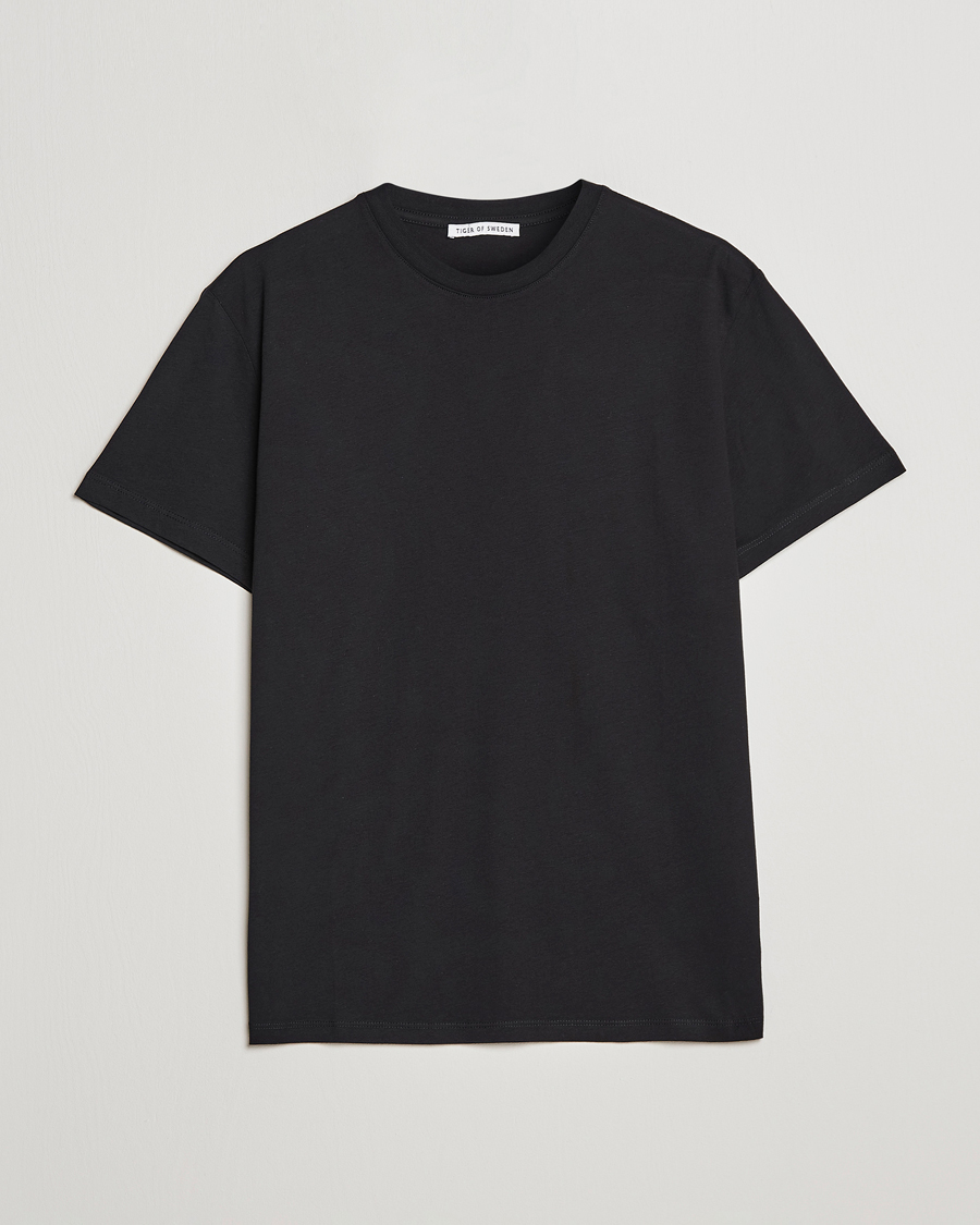 Men | T-Shirts | Tiger of Sweden | Dillan Cotton Tee Black
