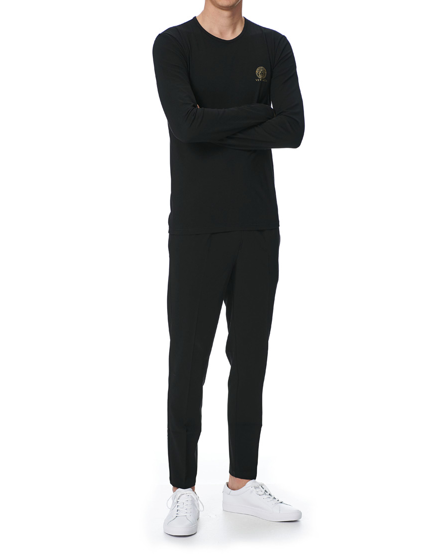Men | T-Shirts | Versace | Medusa Long Sleeve Tee Black