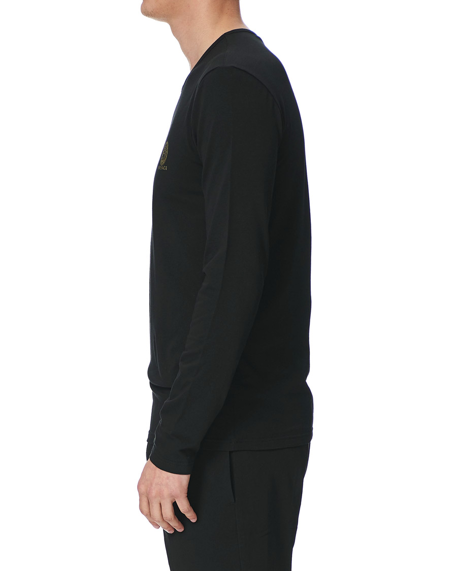 Men | T-Shirts | Versace | Medusa Long Sleeve Tee Black