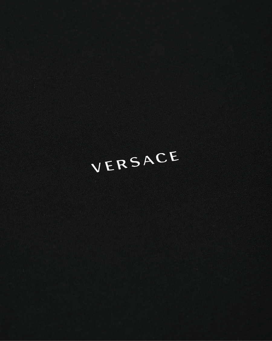 Men | T-Shirts | Versace | Logo Tee Black