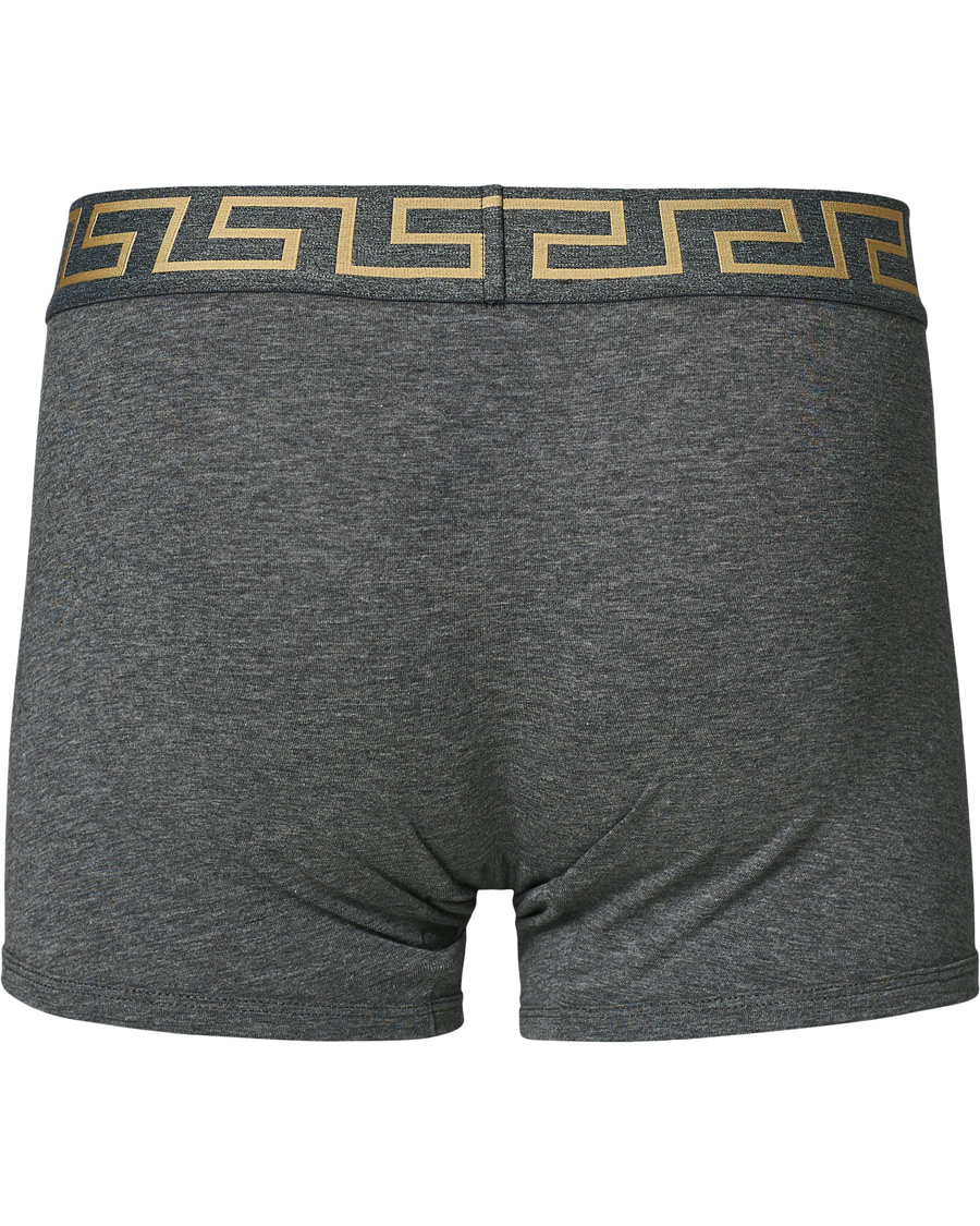 Men | Underwear & Socks | Versace | Greca Boxer Briefs Grey Melange