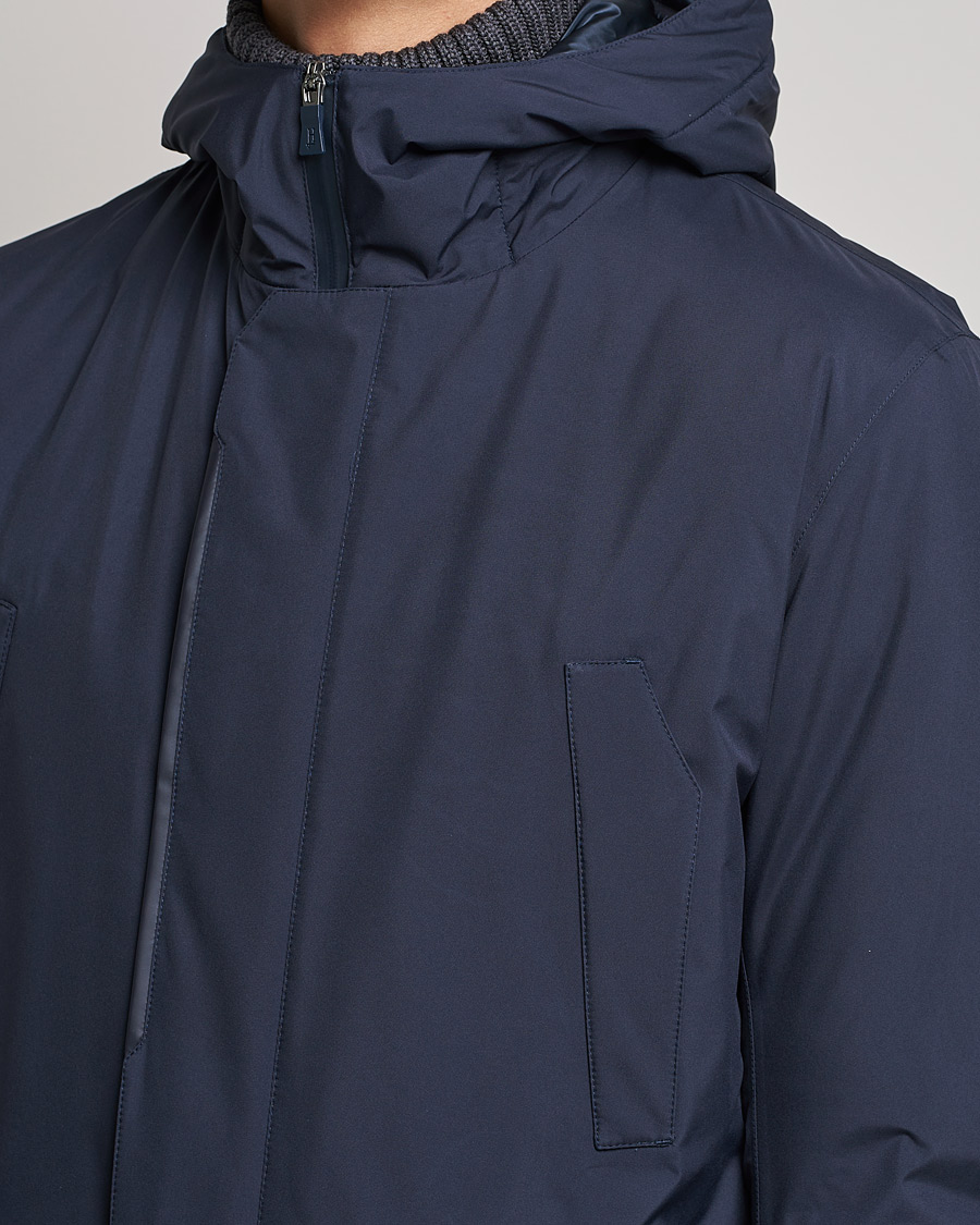 Men | Coats & Jackets | Herno | Laminar Goretex Car Coat Navy