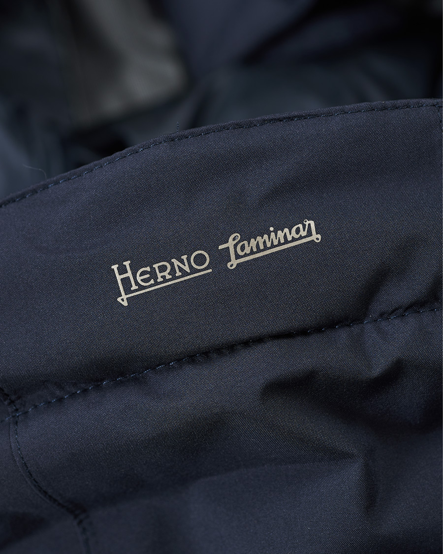 Men | Coats & Jackets | Herno | Laminar Waterproof Down Coat Navy