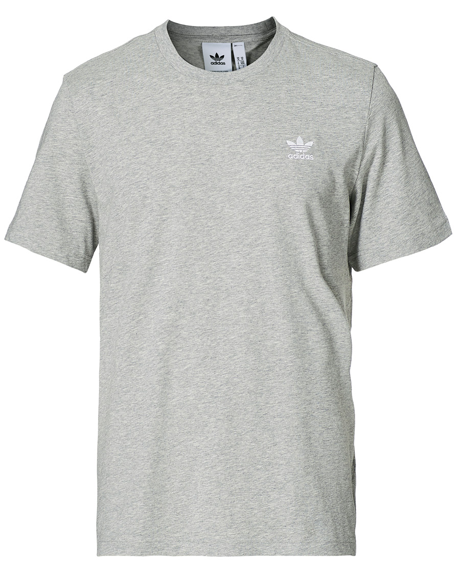 Men | T-Shirts | adidas Originals | Essential Tee Grey Melange