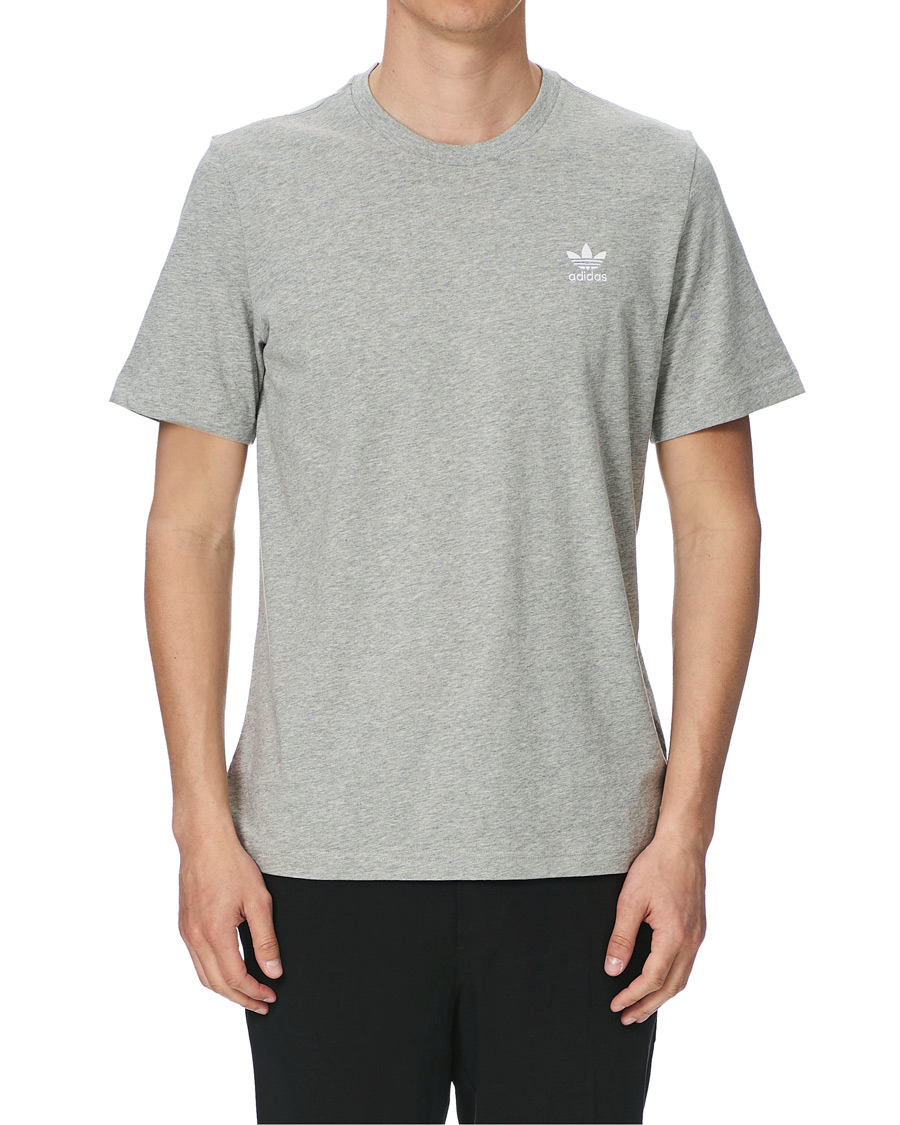 Men | T-Shirts | adidas Originals | Essential Tee Grey Melange