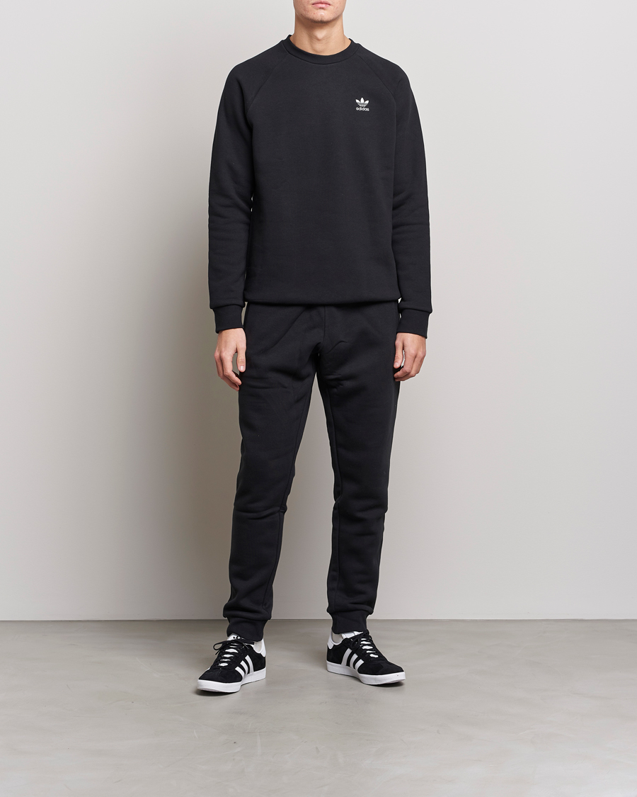 Men | Sweaters & Knitwear | adidas Originals | Essential Trefoil Sweatshirt Black