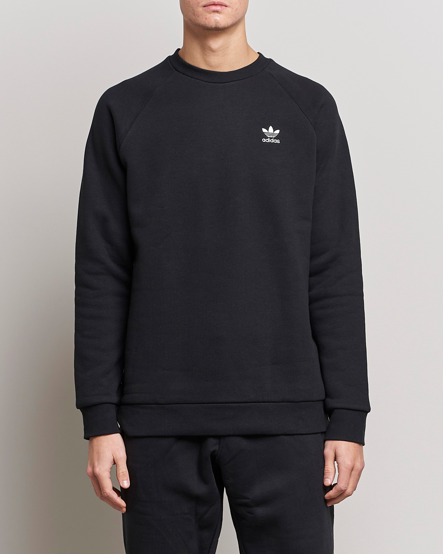 Men | adidas Originals | adidas Originals | Essential Trefoil Sweatshirt Black