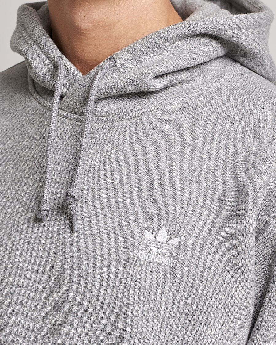 Men | Sweaters & Knitwear | adidas Originals | Essential Hoodie Grey Melange
