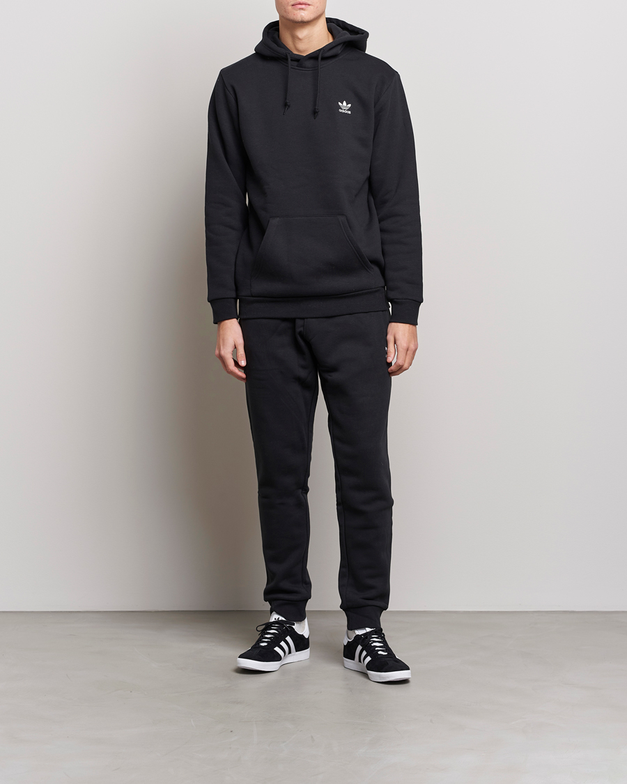 Men | Sweaters & Knitwear | adidas Originals | Essential Trefoil Hoodie Black