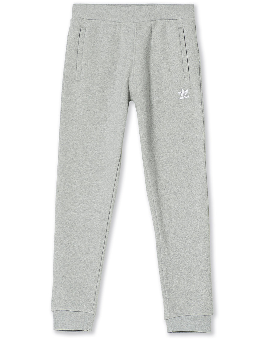 Men | Trousers | adidas Originals | Essential Sweatpants Grey Melange