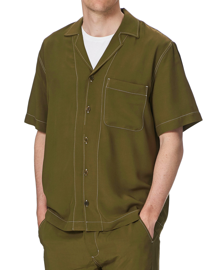 Men | Shirts | CDLP | Pool Shirt Olive