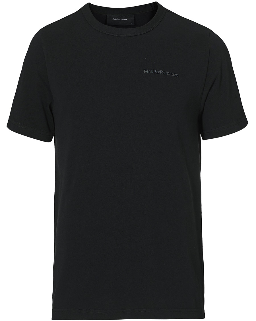 Men | T-Shirts | Peak Performance | Moment Organic Cotton Tee Black