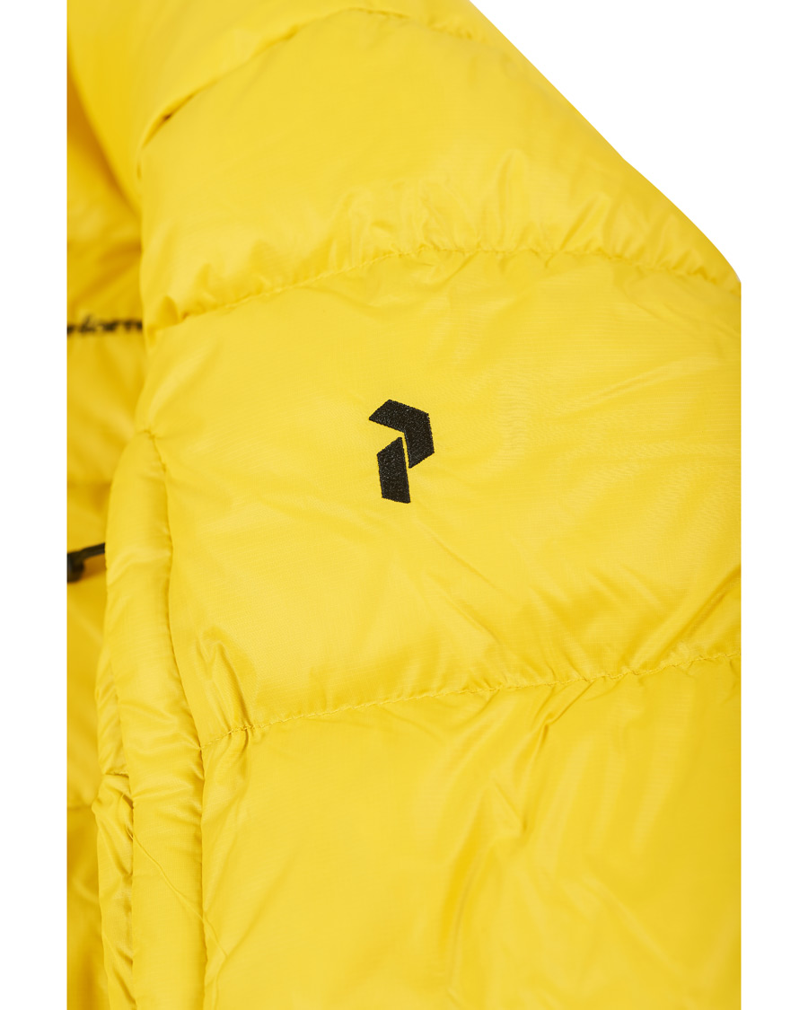 Men | Coats & Jackets | Peak Performance | Frost Down Hooded Jacket Trek Yellow