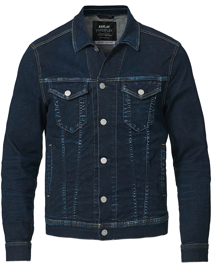 Men | Coats & Jackets | Replay | Denim Jacket Dark Blue