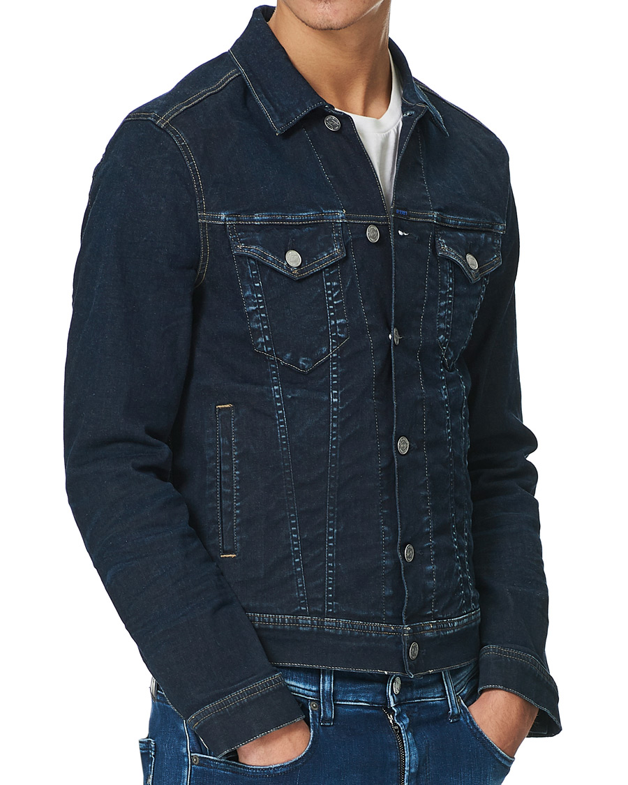 Men | Coats & Jackets | Replay | Denim Jacket Dark Blue