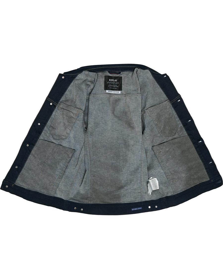 Men | Coats & Jackets | Replay | Denim Jacket Dark Blue