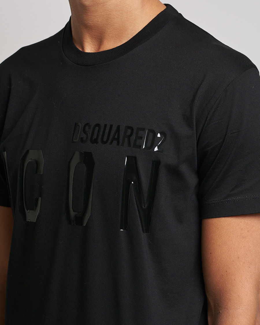 Dsquared2 Icon Tonal Logo Tee Black at CareOfCarl.com