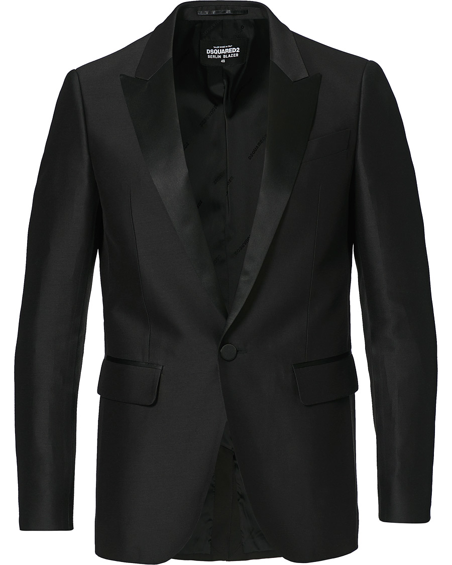 Men | Tuxedo Jackets | Dsquared2 | Chic Berlin Blazer Black