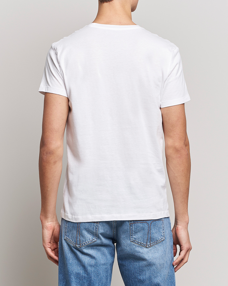 Men | T-Shirts | GANT | 2-Pack Crew Neck T-Shirt Navy/White
