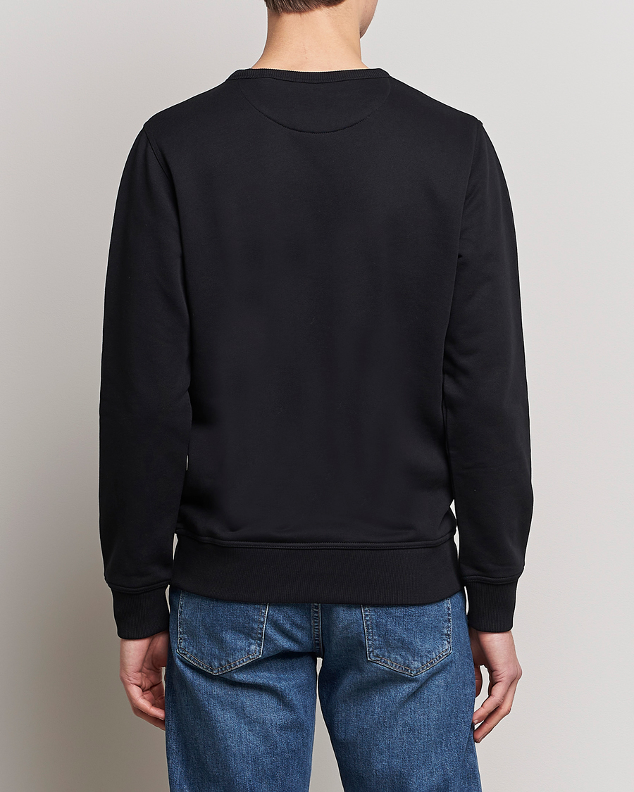 Men | Sweaters & Knitwear | GANT | Archive Shield Crew Neck Sweatershirt Black