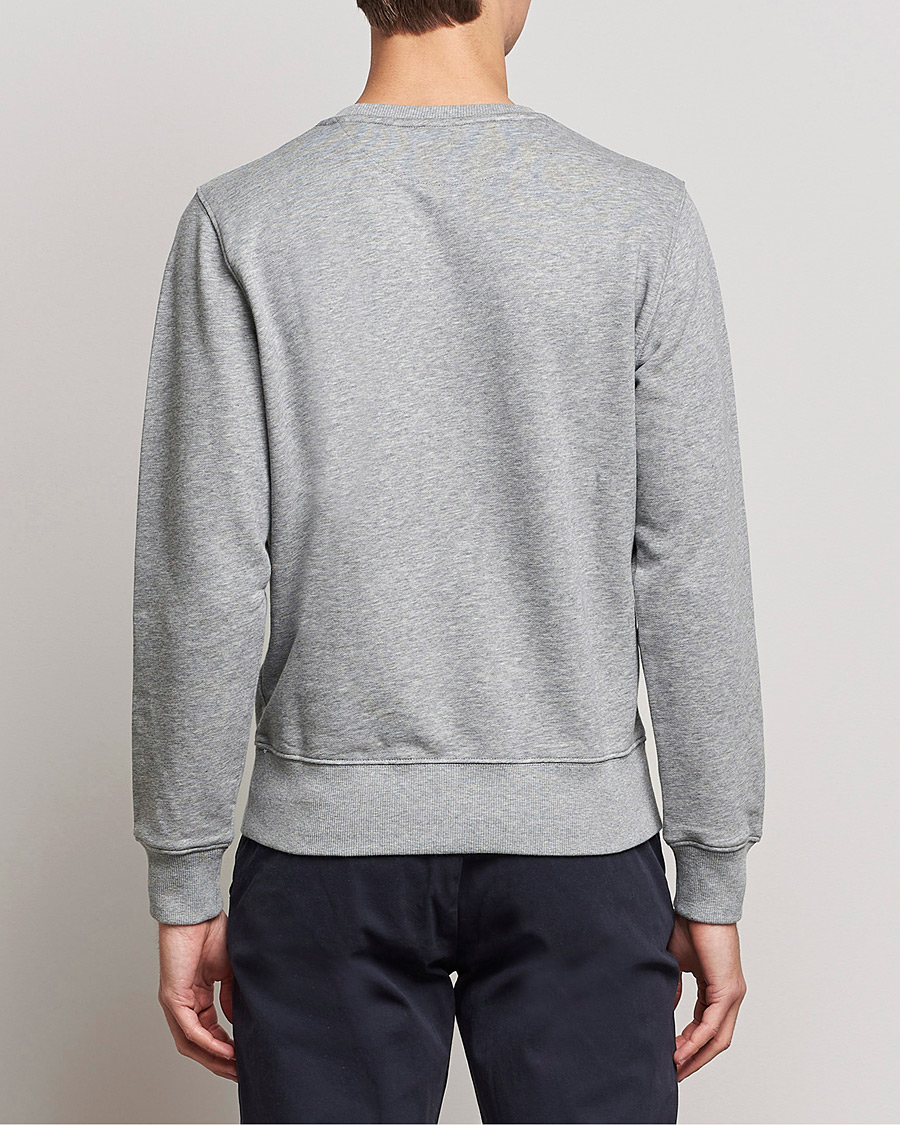 Men | Sweaters & Knitwear | GANT | Original Crew Neck Sweatshirt Grey Melange