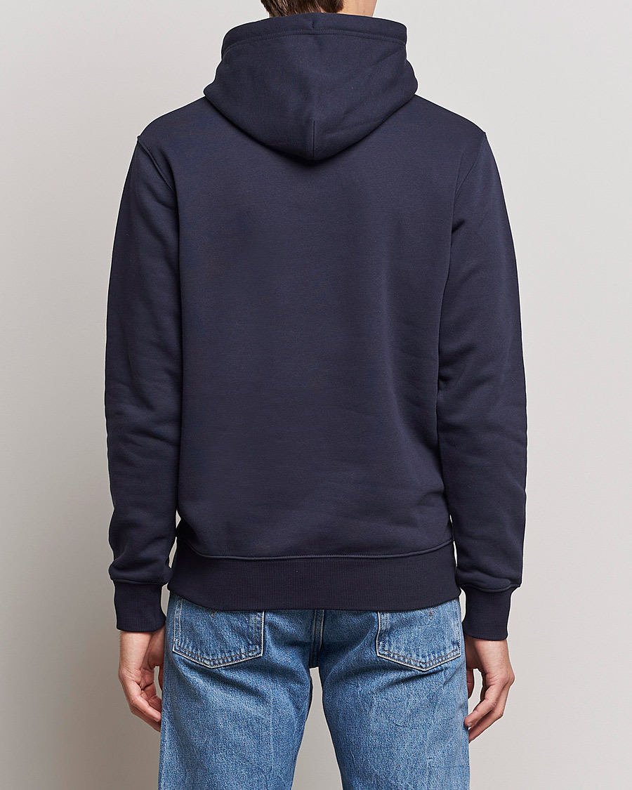 Men | Sweaters & Knitwear | GANT | Original Shield Logo Hoodie Evening Blue