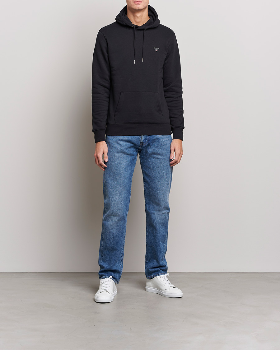 Men | Sweaters & Knitwear | GANT | Original Hoodie Black