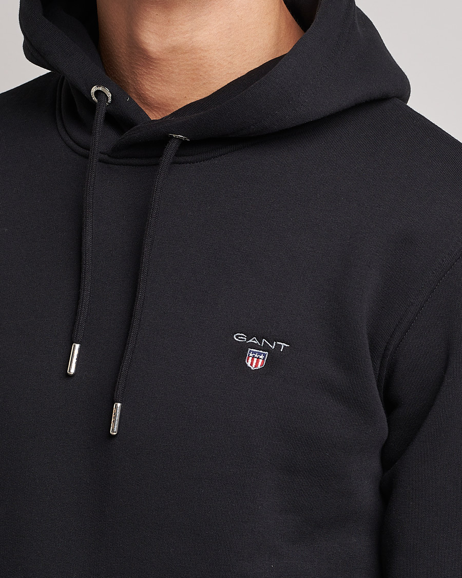 Men | Sweaters & Knitwear | GANT | Original Hoodie Black