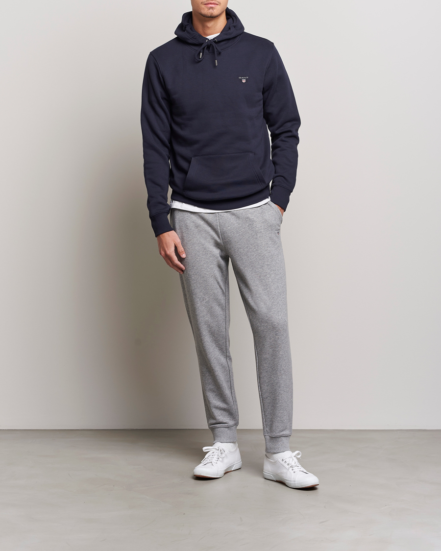 Men | Trousers | GANT | Original Sweatpants Grey Melange