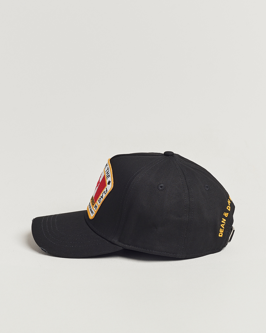 Men | Hats & Caps | Dsquared2 | Big Leaf Baseball Cap Black